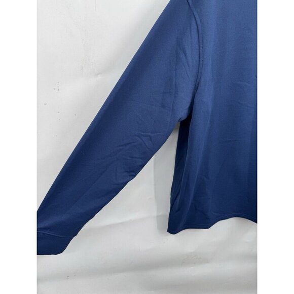 Geoffrey Beene Lightweight Hoodie Men XL Blue Pullover Classic Minimalist NEW - Picture 9 of 9